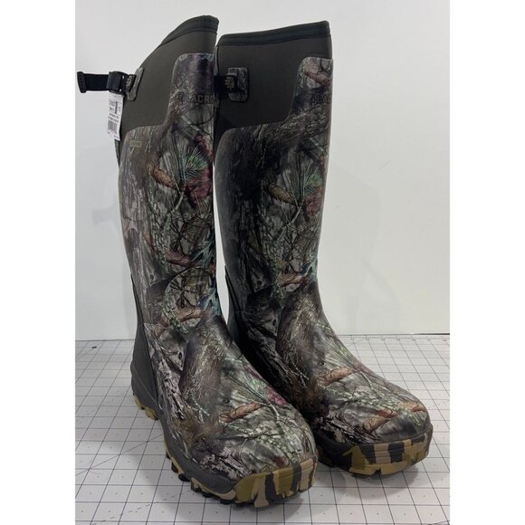 LaCrosse Men's Alphaburly Pro 18" Mossy Oak Sz. 13 Camouflage Insulated Hunting - Picture 1 of 9